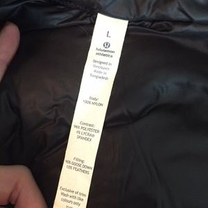 Lululemon Goose Down Puffy Coat